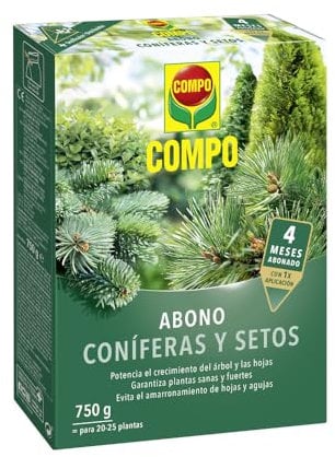 COMPO, Concime e siepi di conifere per 20-25 piante, 750 g