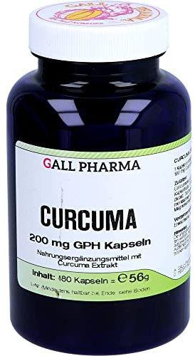 GALL PHARMA Curcuma 200 mg GPH Kapseln, 180 St. Kapseln