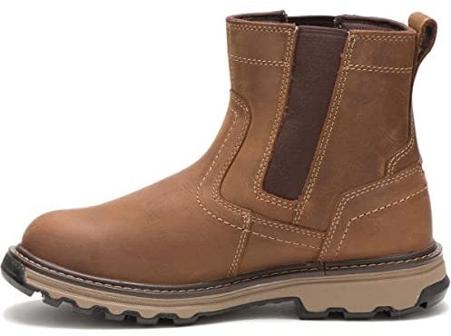 CAT Workwear Parker St S1 P HRO Sra, Barco Industrial Hombre, Dark Beige, 40 EU