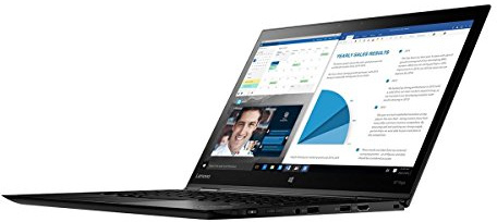 Lenovo ThinkPad X1 Yoga 14in Touchscreen Laptop/Tablet - Intel Core i7 8GB Ram 128GB SSD Windows 10, Integrated Webcam (Renewed)