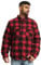 Brandit Lumber Jacket, Farbe: red/black, Größe: L