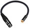 Devinal Adattatore XLR a femmina 1/8, cavo bilanciato da mini jack (3,5 mm) femmina a microfono, convertitore stereo TRS da 3,5 mm a XLR femmina