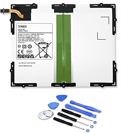 7XINbox 3.8V 7300mAh EB-BT585ABA EB-BT585ABE GH43-04628A Batterie Remplacement pour Samsung Galaxy Tab A 10.1 SM-P580 SM-P585 SM-T580 SM-T585