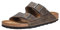 BIRKENSTOCK Arizona SFB Nu Schmal Grün - Komfortable Zeitlose Zweiriemen Sandale, Größe EU 44 - Farbe Faded Khaki