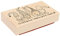 Rayher Stempel Holz Es wichtelt, 6 x 10 cm, Motivstempel Holz, Holzstempel, Weihnachtsstempel, Butterer Stempel, 29224000