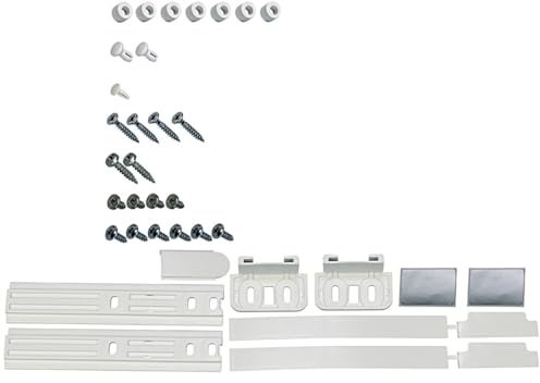 easyPART Kompatibel/Ersatz für Algor 481231028208 Wechselsatz Scharnierkit Schlepptürscharnier Türwechselset Whirlpool Kühlschrank Gefrierschrank Ignis Fagor ALG153 ALG150 ALG124 KDI13512 G2PFF5WH