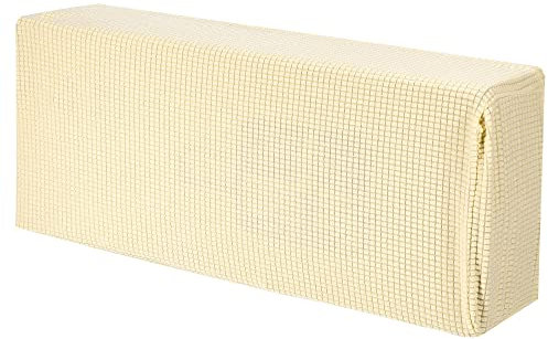 sourcing map Funda para Aire Acondicionado Cubierta 31-34 Pulgadas Tejido Elástico Tela Polvo Prueba para Pared Montaje Unidades Split Interior AC Cubiertas Beige