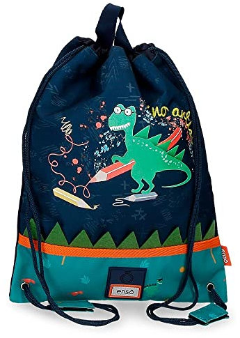 Enso Dino artist Multicolor Lunch Bag 27x34x10 cm Polyester