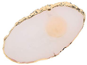 Resin Nail Art Palettes, Resin Mini Nail Art Gel Polish Color Mixing Plate Tips Display Holder Manicure Tool,Nail Art Painting Gel Plalette (white)