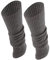 TODO Warme Wolle Stulpen Damen - zum Knie. Weich, Flexibel. Beinwärmen für Winter, wenn es Kalt ist. (Fit - Grau)