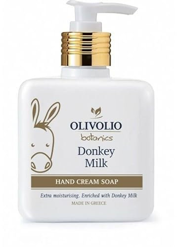 Olivolio botanics Flüssigseife mit 100% Bio Eselsmilch - 300 ml mit Pumpe
