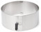 patisse 72458 – Cercle à gâteaux réglable, cercle à pâtisserie extensible avec levier de serrage - Acier inoxydable – hauteur 7cm x Ø 17 à 30cm