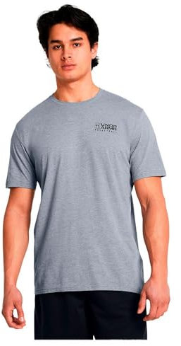 Under Armour Herren UA Bball Logo Court SS, kurzärmliges Sport Shirt mit Basketball-Logo, bequemes Herren T-Shirt