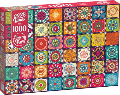 CherryPazzi Puzzle 1000 Teile: Zierquadrate