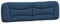 vidaXL Kopfteil Kissen, Kopfteilkissen für Schlafzimmer, Rückenkissen Bett mit Reißverschluss, Kopfpolster Bettkissen, Blau 180cm Stoff