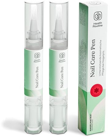 HealthRoutine® Nail Care Pen 2er Set — DAS ORIGINAL aus Österreich für gepflegte Fingernägel & Fußnägel — Mit Teebaumöl, Vitamin E & Aloe Vera für äußere Anwendung