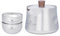 iBasingo Titan Doppelwandiger Teeservice Ultraleicht 150ml Teeschale 30ml Tassen Set Chinesisches Teegeschirr Indoor Outdoor Camping Reisen Teeset Tragbar Metall Teezubereiter (Tee Set Ti3135D)