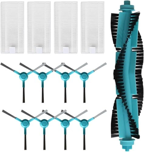 Daaxing Juego de 13 cepillos laterales giratorios para Cecotec para aspiradora Conga 1690, 1890, 2090, panorámica y 2690, accesorios de repuesto