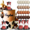 JeVenis Cowboy Tortenaufleger Cowboy Tortendekorationen Pferd Tortenaufleger Western Tortenaufleger Mein erstes Rodeo Tortenaufleger für Western Cowboy Cowgirl Rodeo Party