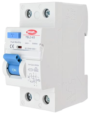 Interruptor Diferencial | TSL3-63 | Tipo A | 1P+N 30mA 240V | Capacidad Corte 6kA | Intensidad 40A