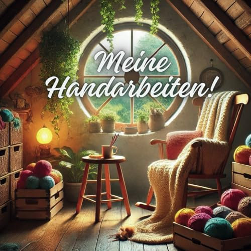 Meine Handarbeiten: Ein kreatives Tagebuch für deine schönsten Häkel- und Strickprojekte