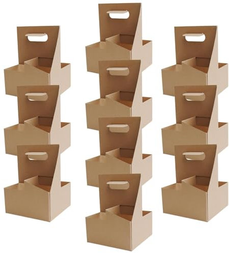 Portabicchieri In Cartone, Portabicchieri Da Asporto, Portabicchieri In Carta Kraft, Robusto Portabicchieri In Cartone, Portabevande Portatile, Vassoio Multifunzione, L'opzione Di Consegna Perfetta