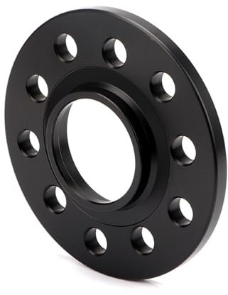 Raddistanzscheiben Für Jeep Für Wrangler 2 Stück Rad Spacer Adapter PCD 5x12 7/5x130 CB 71,6mm 5Lug Spurverbreiterungen(2PCS 5mm Black)