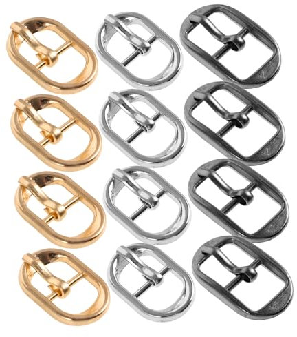 HOODANCOS 30pcs Single Prong Buckle Buckles for Straps DIY Strap Buckles Webbing Buckles Small Strap Buckles Overall Buckles Bags Buckle Hardware Belt Center Bar Buckle Stainless Steel