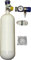 Sauerstoffflasche 2,Liter - Stahl mit regelbarem Druckminderer Mediselect 25