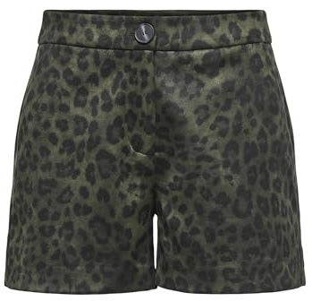 ONLY Damen Onlmoon AOP Fauxsuede Shorts Cs OTW