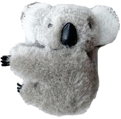 Clips De Pelo Koala Peludo Para Niñas Pequeño Mono Decorativo | Pinza de Garra para Pelo Portátil Portátil Lindo Mini Trabajo Oficina Viaje Diario Accesorio para Cabello Koala Garra