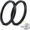 Joint Torique pour Perfect Draft - Joint pour Tireuse a Biere Perfectdraft Philips HD3600, HD3610, HD3620, HD3720, Accessoire de Remplacement pour Bière Fraîche, Idéal pour tireuse à bière (2 PCS)