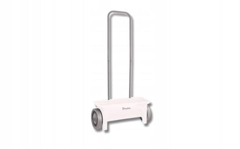 STYLIZER Streuwagen Rasendünger 12 l – Düngerstreuer Rasen für große Flächen mit 45 cm Arbeitsbreite – Universal Handstreuer Dünger für Jede Jahreszeit – Rasenstreuer Wagen mit Dosierschalter