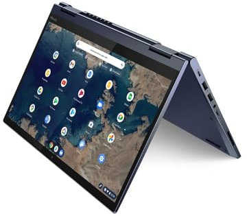 Lenovo ThinkPad C13 Yoga Gen 1 Chromebook 13.3” FHD 2-in-1 Touchscreen, Ryzen 5 3500C (4 Cores), 512GB PCIe Gen 4.0x4 NVMe, SD Card Slot, 8GB DDR4, WIFI 5 & BT 5.1, UK Backlit Keys, ChromeOS (Renewed)