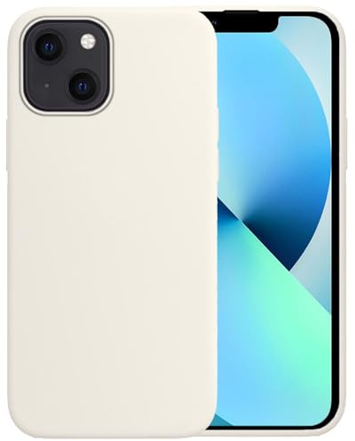BTH - Hülle für Apple iPhone 14 - Silikonhülle Backcover - Schutzhülle - Dünnes Design Weiß