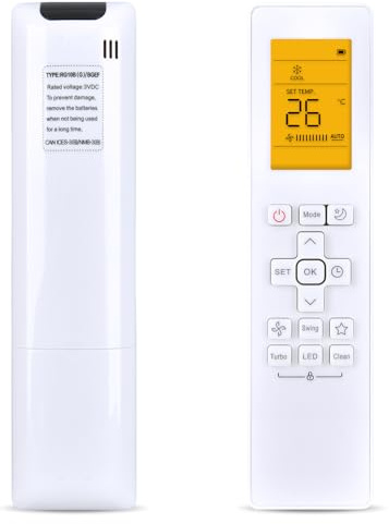 Snrigw Mando a distancia de repuesto RG10B(G)/BGEF para aire acondicionado Samsung RG10B(D1)/BGEFU1 RG10B1(D)/BGEF RG10A4(D)/BGEF RG10A4(D1)/BGEFU1 RG10A5(D)
