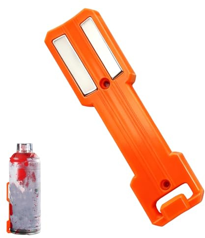 Supporto magnetico per bombolette spray: design efficiente di stoccaggio, scaffale per bottiglie di vernice | Supporto magnetico per lattine d'aria per garage, attrezzi, posto di lavoro
