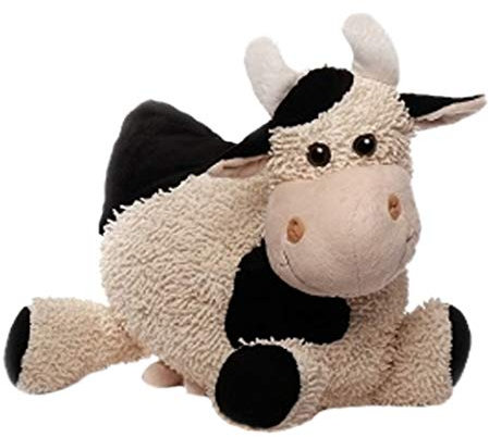 Inware 6736 - Schmusekissen Kuh Lotta, creme/schwarz, 45 x 40 cm