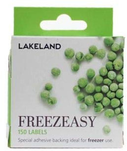 Lakeland Freezeasy Peel Off Freezer Labels, 4cm x 5cm, White - Pack of 150