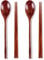 Ecloud Shop® Woden Les baguettes cuillère fixe coréens combinaisons de vaisselle 2pcs