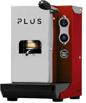 Kaffeemaschine für Pads, 44 mm, Modell AROMA PLUS Rot