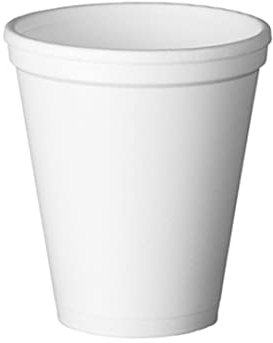 Sumicel Vaso de porex 300 ml Blanco, Caja de 1000 Unidades