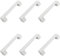 6 Un. TIRADOR Asa Mueble resina ABS blanco mate Puerta Armario COCINA - Distancia tornillos 128MM