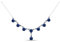mantraroma Kette 925 Silber Edelstein Collier Silber Damen Sterling Silber Halskette Geschenk (MCO-006)