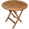 Klapptisch Salerno Teak Massivholz rund Durchmesser 100 cm + 40,- €