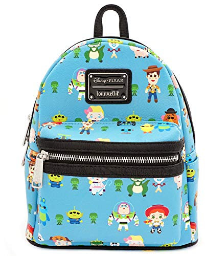 Loungefly X Toy Story Mini-Rucksack mit Chibi-Charakteren, Allover-Print