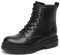 DREAM PAIRS Stivaletti da Combattimento con Lacci Neri per Le Donne Tomaia Idrorepellente Stivaletti Donna Stivali Donna,Size 41.5,Nero,Strong-5