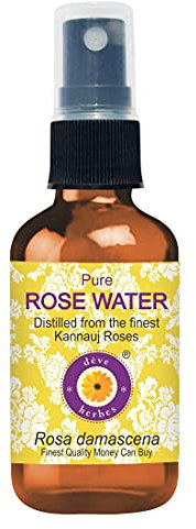Eau florale Pure Rose De Rose De Herbes (Hydrolat) (Rosa damascena) 100% Naturelle Catégorie Thérapeutique 100ml (3.38 oz)