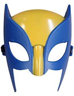 Fat-catz-copy-catz Plastic X-Men Wolverine Logan Dressing Up, Fancy Dress Mask, Cosplay for kids
