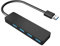 Mitesbony USB 3.0 Hub, 4 Ports USB Extra Slim Ultralight, Daten-Hub USB-Adapter kompatibel mit MacBook Air/Pro/Mini, iMac, MacPro, PS4, Xbox, Surface Pro, XPS, PC, USB-Flash-Laufwerken, mobiler Festpl